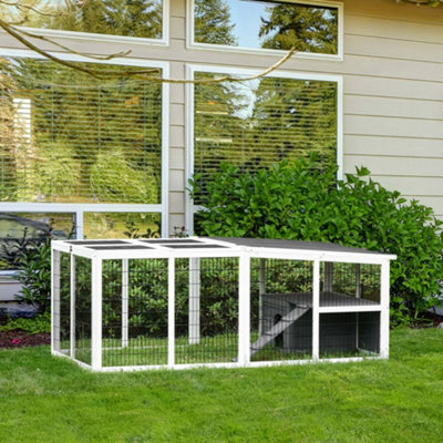 Rabbit cage best sale outdoor diy