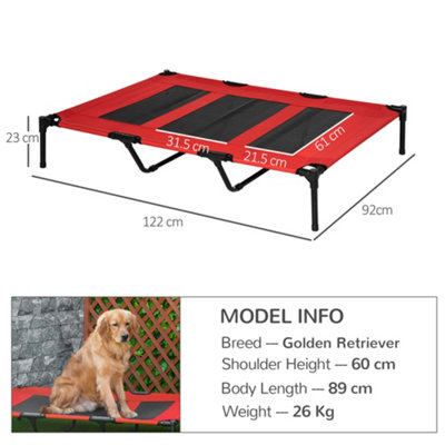 Elevated cooling cot pet bed sale