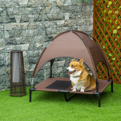 Raised sales pet cot