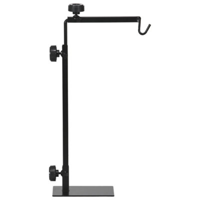 PawHut Reptile Lamp Stand, Adjustable Lamp Holder with Hook Hanging Base