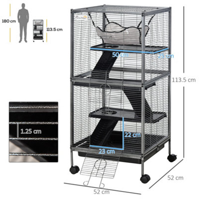 Small animal best sale cage on wheels