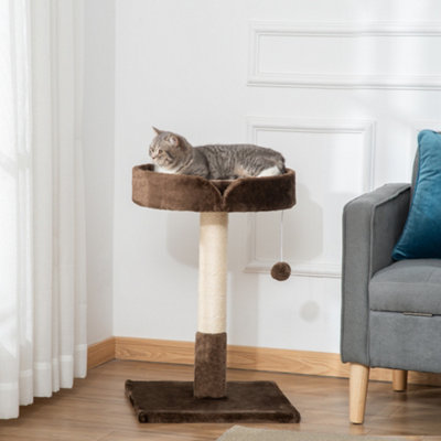 Small cat scratching store post