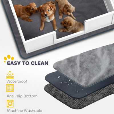 Waterproof Whelping Box Liners For Dogs - 48 X 50 Inches, Made In USA, Prevents Leaks