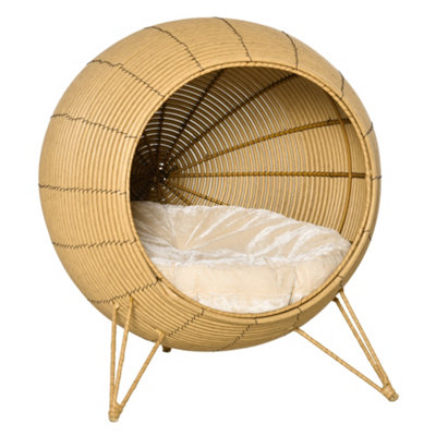 Wicker cave outlet chair