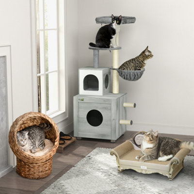Raised cat bed sales
