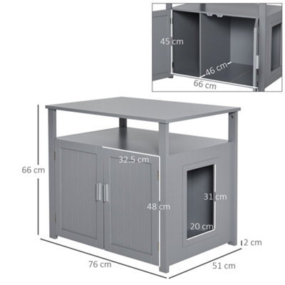 Litter box enclosure for hotsell large cats