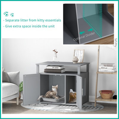 Litter box night clearance stand