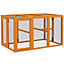 PawHut Wooden Chicken Coop with Combinable Design, for 1-3 Chickens