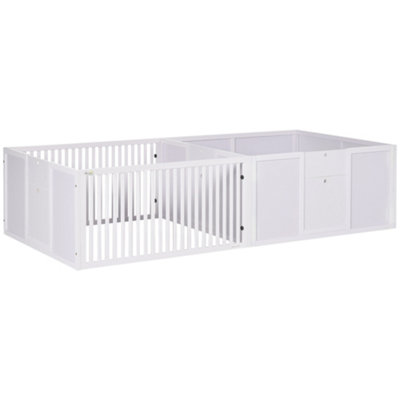 White 2024 puppy playpen