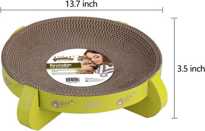 Round cardboard cat scratcher cheap refills