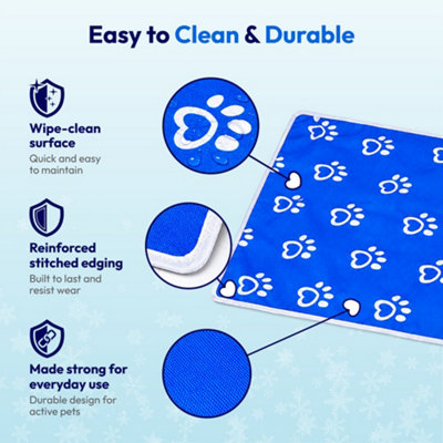 PawPride Dog Cooling Mat Cooling Mat for Dogs Pressure-activated Cool ...