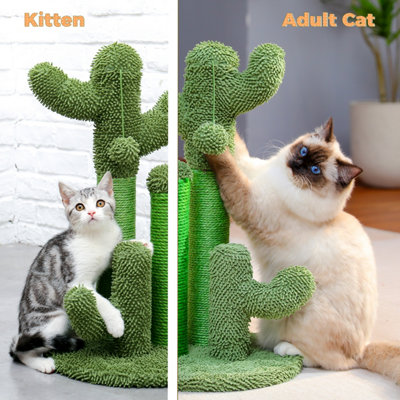 PAWZ Road Cactus Scratching Posts, Creative Cat Tree design, 3 Posts in