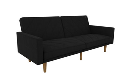Paxson clic clac sofa bed in linen black