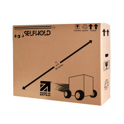 PC Shipping Box Kit -PC Tower Cardboard Box (59.6 x 48 x 31.8cm ...