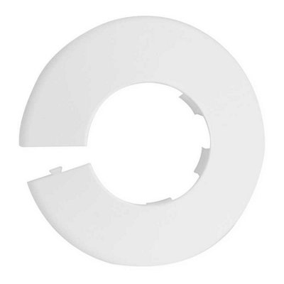 PC35 Talon Pipe Collars Covers 35mm White 5 Pack