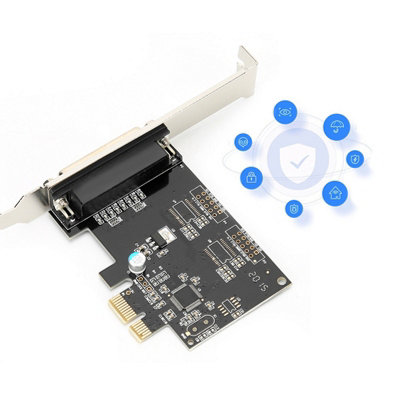 PCI-E to DB25 Parallel Port Adapter Card for LPT Printers