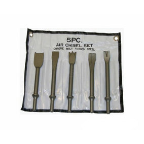 Pcl Air Chisel Set 5 Pieces Forget Steel