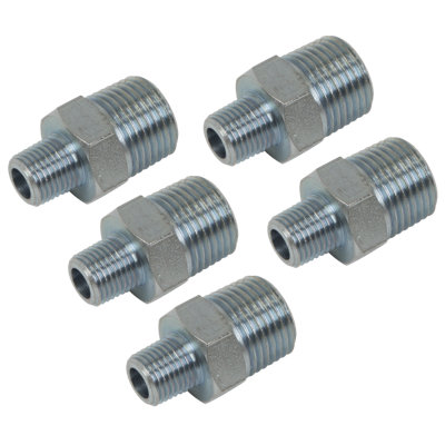 PCL Reducing Union 1/2" BSPT To 1/4" BSPT 5 Pieces For Workshop Agricultural Use