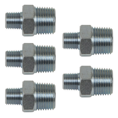 PCL Reducing Union 1/2" BSPT To 1/4" BSPT 5 Pieces For Workshop Agricultural Use - 3