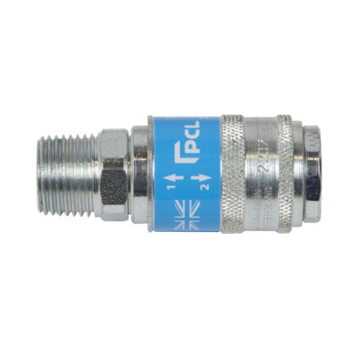 PCL Safeflow Safety Coupling Body Male 1/2" BSPT For Workshop & Agricultural Use - 3