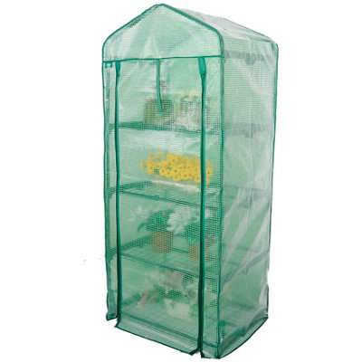 PE Cover for 4 Tier Mini Greenhouse Outdoor Garden Plants Grow Green House - 3