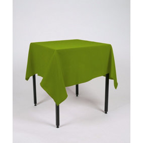 Pea Green Square Tablecloth 137cm x 137cm (54" x 54")