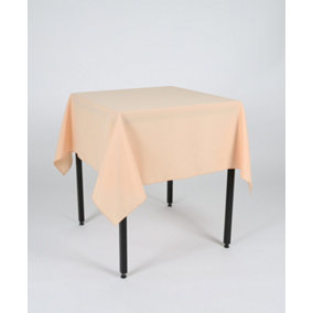 Peach Square Tablecloth 121cm x 121cm  (48" x 48")