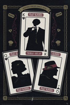 Peaky Blinders Cards 61 x 91.5cm Maxi Poster