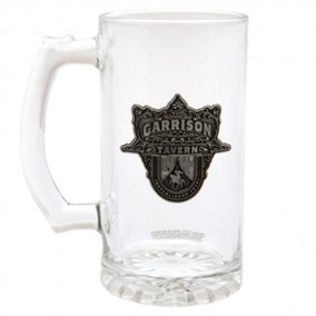 Peaky Blinders Garrison Tavern Gl Tankard Clear/Antique Silver (One Size)