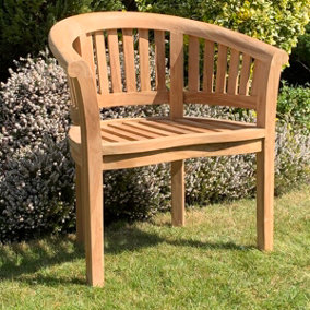 Peanut Scroll Chair - Wood - L53 x W76 x H89 cm