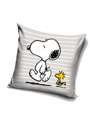 Snoopy Housse de Coussin 47 x 47cm - Snoopy & Woodstock