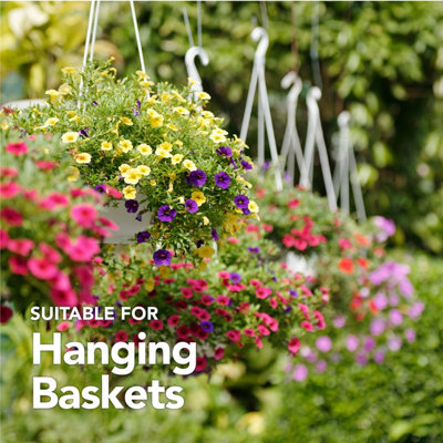Peat-Free Hanging Basket Compost 60L - 6 months feeding as standard - by Jamieson Brothers