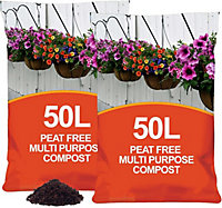 Peat Free Nutrient Rich All Purpose Compost - 100L
