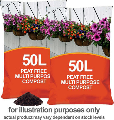 Peat Free Nutrient Rich All Purpose Compost - 100L