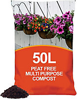 Peat Free Nutrient Rich All Purpose Compost - 50L