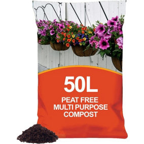 Peat Free Nutrient Rich All Purpose Compost - 50L