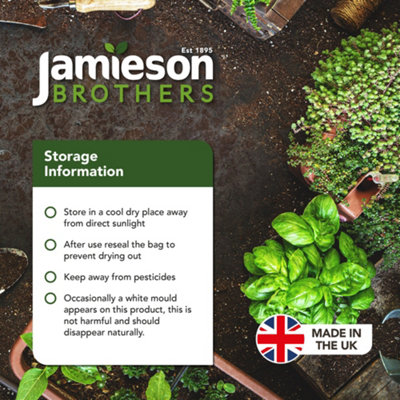 Peat Free Vegetable Compost with added John Innes 60L Professional Blend by Jamieson Brothers - 8