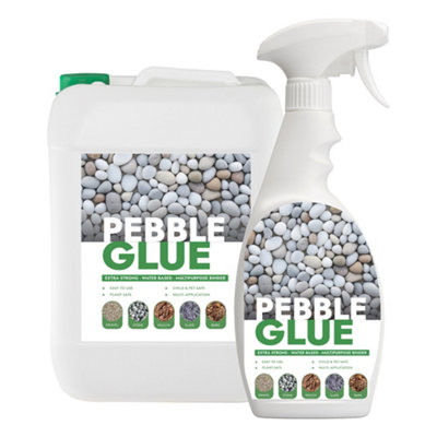 Pebble Glue 1L & 5L Bottle - Resin Binder for Decorative Garden Stones ...