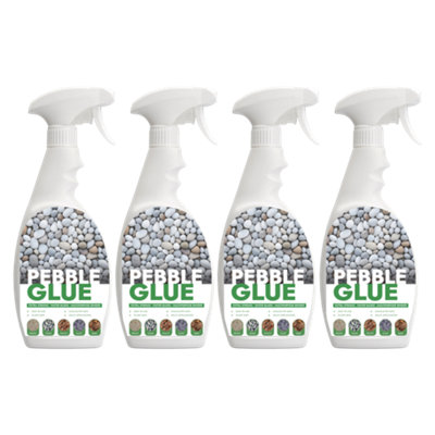 Pebble Glue 4x1L Bottle - Resin Binder for Decorative Garden Stones ...