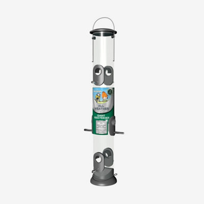 Peckish All Weather Premium Giant 6 Port Wild Bird Seed Feeder