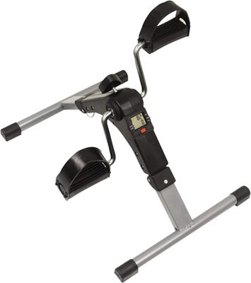 Pedal Exerciser with Digital Display Leg or Arm Cycle Home Exercise Fitness Machine for Improving Circulation