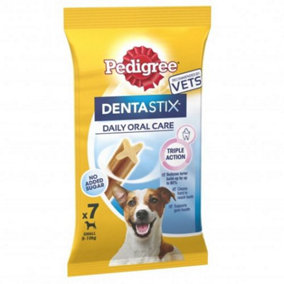 PEDIGREE DENTASTIx Daily Adult Small Dog Treats 7 x Dental Sticks 110g (Pack of 10)