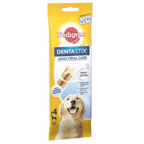 PEDIGREE DENTASTIx Daily Dental Chews Large Dog Treat 4 Sticks (Pack of 14)