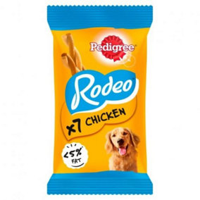 PEDIGREE Rodeo Adult Dog Treats Chicken 7 Sticks 123g (Pack of 12)