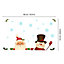 Peeking Santa and Snowman Stickers Set Wall Stickers Wall Art, DIY Art, Home Decorations, Decals