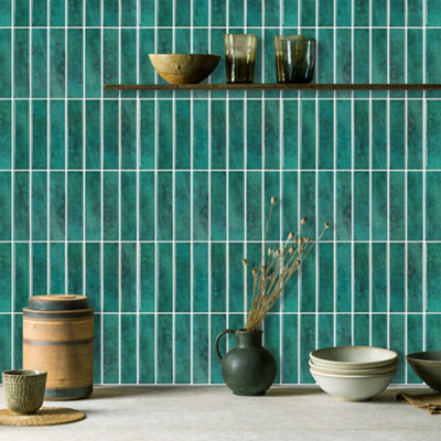 Peel and Stick Self Adhesive Wall Tile Stickers for Kitchen and Bathroom Backsplash 10 Pack 12x12