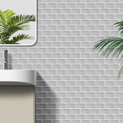 Peel and Stick Self-Adhesive Wall Tile Stickers for Kitchen and ...