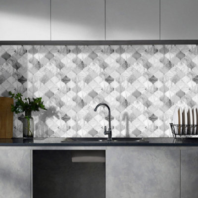Peel and Stick Self-Adhesive Wall Tile Stickers for Kitchen and ...