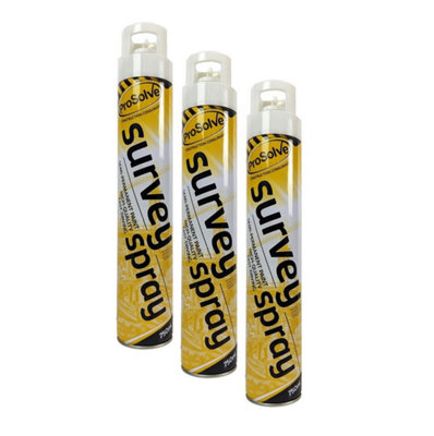 Pegdev PDL 12 x WHITE SURVEY LINE MARKER PAINT Highly Pigmented, HardWearing Paint for Car