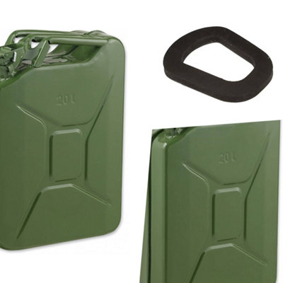 Pegdev - PDL - 20L Heavy Duty Jerry Can with Replacement Seal - UN Certified Fuel Container, Portable & Durable